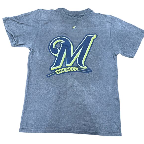 Vintage Tees - MLB Milwaukee Brewers Graphic Tee*SZ YOUTH XL - Picture 1 of 5